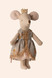 Maileg - Princess dress - Big sister mouse - Strawberries & Cream - Ingrid Lewis - Designer Maileg mouse toy in a dress with a crown
