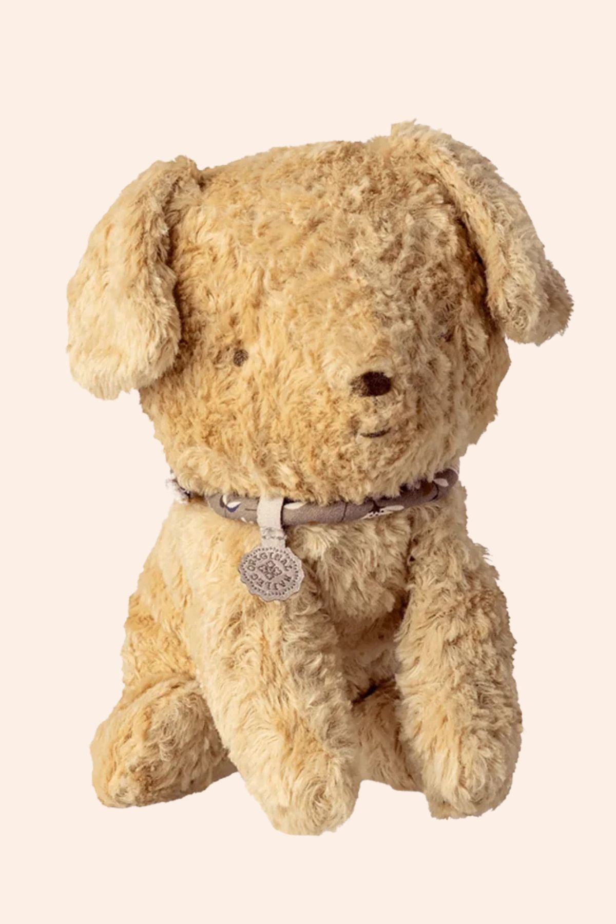 Maileg - Puppy - Small - Soft Sand - Strawberries & Cream - Ingrid Lewis - Designer