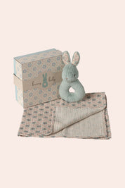 Maileg - Rabbit Rattle Set - Mint - Strawberries & Cream