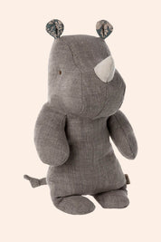 Maileg - Safari Friends - Small Rhino - Grey - Strawberries & Cream