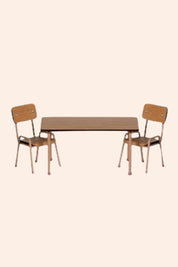 Maileg - Table and Chair set, Mouse -  Dark powder - Strawberries & Cream