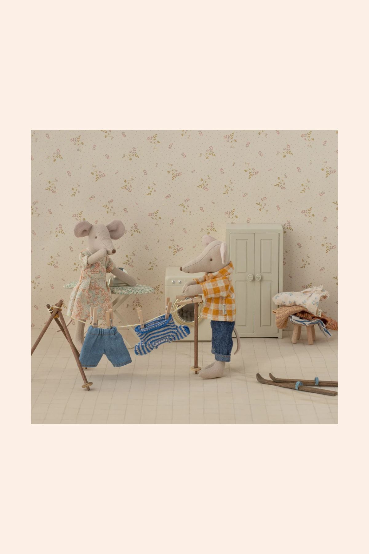 Maileg Knitted Sweater and Pants,  Big Brother Mouse - Clothes - Strawberries & Cream