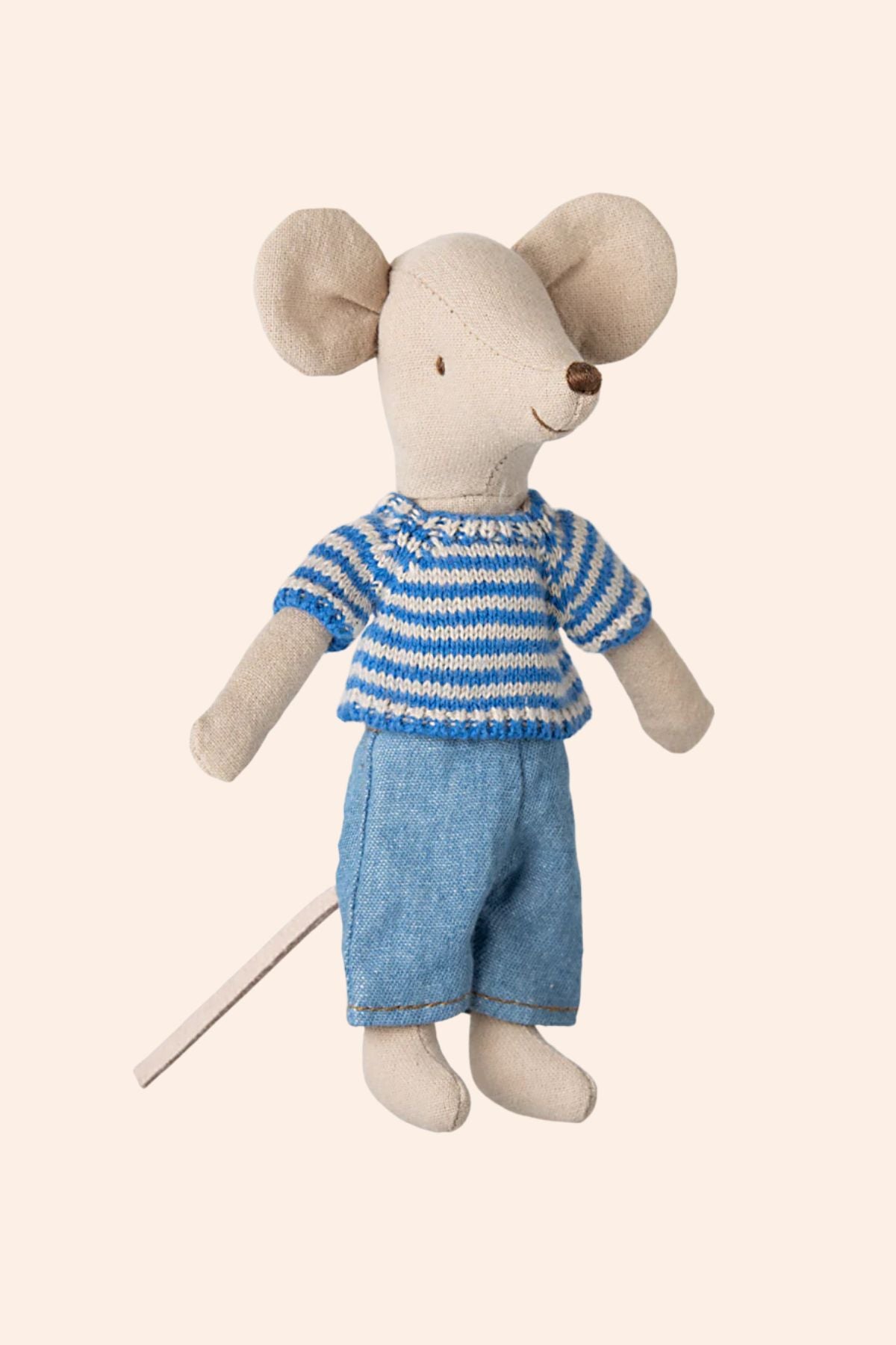 Maileg Knitted Sweater and Pants,  Big Brother Mouse - Clothes - Strawberries & Cream