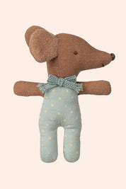 Maileg Sleepy / Wakey Baby Mouse in Matchbox - Blue - Strawberries & Cream - Ingrid Lewis - Designer
Stuffed toy mouse with a bow tie.