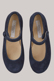 Mary Jane - Suede Navy - Strawberries & Cream - Strawberries & Cream - Ingrid Lewis - Designer