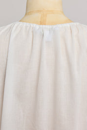Moon Night Dress In White Jacquard - Designed by Ingrid Lewis - Strawberries & Cream