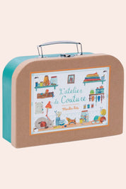 Moulin Roty - L’atelier de Couture - Sewing Case - Strawberries & Cream 