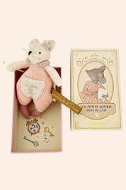 Moulin Roty - La Petit Ecole De Danse - Milk Tooth Mouse - Strawberries & Cream - Ingrid Lewis - Designer