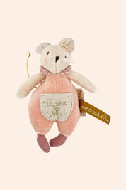 Moulin Roty - La Petit Ecole De Danse - Milk Tooth Mouse - Strawberries & Cream - Ingrid Lewis - Designer