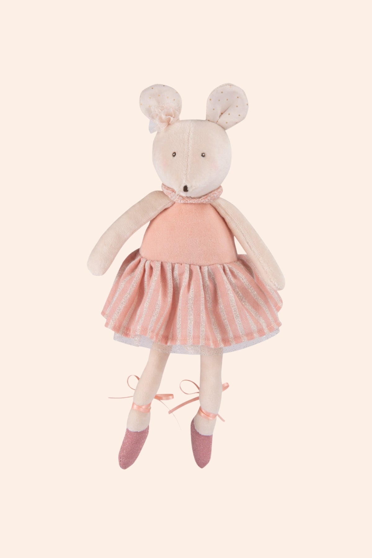 Moulin Roty - La Petite École. de Danse - Anna the mouse (in a box) - Strawberries & Cream - Ingrid Lewis - Designer