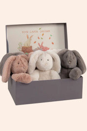 Moulin Roty - Louison Arthur & - Louison Rabbit - Grey - Strawberries & Cream