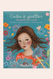 Moulin Roty - Scratch Art Cards - Les Rosalies - Strawberries & Cream 