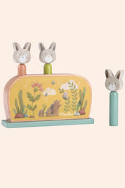 Moulin Roty - Trois Petits Lapins - Pop-up Toy - Strawberries & Cream - Ingrid Lewis - Designer
