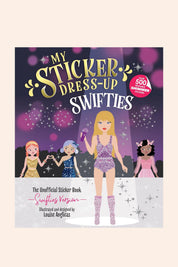 My Sticker Dress up - Swifties - Strawberries & Cream - Ingrid Lewis - Designer
Book cover of 'My Sticker Dress-Up Swifties' with illustrations of girls in dresses and a purple background.