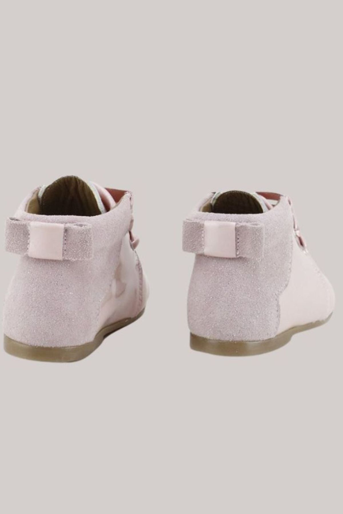 Patent Boots Old Rose -  Strawberries & Cream- baby - Handmade - Luxury - Ingrid Lewis - Designer