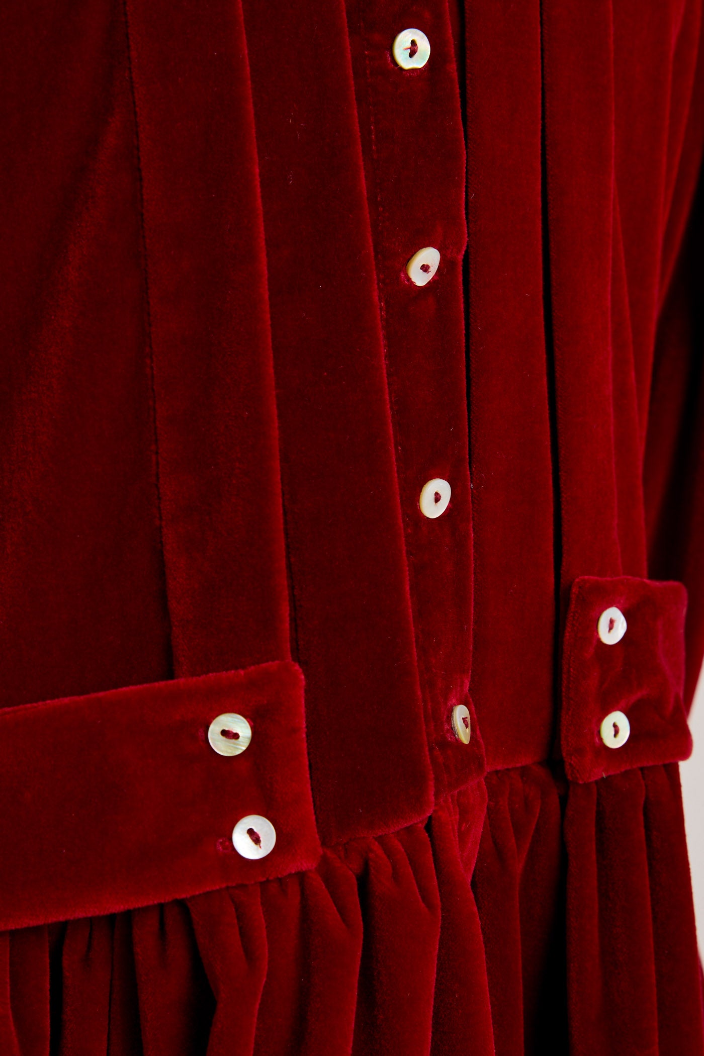 Piano Dress Red Velvet - Designed by Ingrid Lewis - Strawberries & Cream