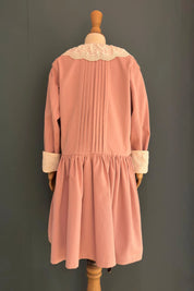 Pretzel Dress in Dusty Cloud - Designed by Ingrid Lewis - Strawberries and Cream