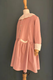 Pretzel Dress in Dusty Cloud - Designed by Ingrid Lewis - Strawberries and Cream