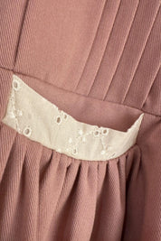 Pretzel Dress in Dusty Cloud - Designed by Ingrid Lewis - Strawberries and Cream