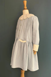 Pretzel Dress in Glacier Mist - Designed by Ingrid Lewis - Strawberries and Cream