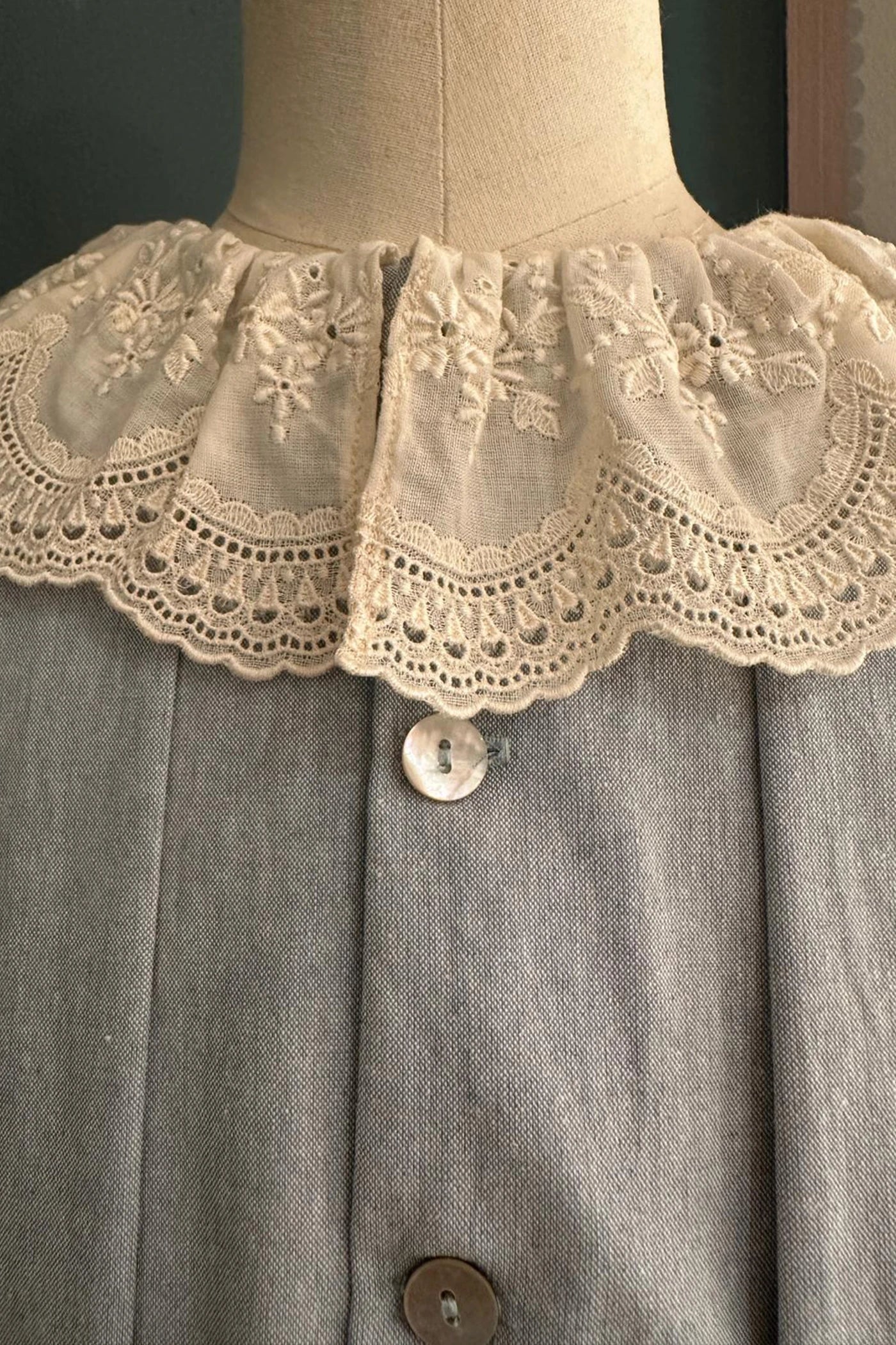 Pretzel Dress in Glacier Mist - Designed by Ingrid Lewis - Strawberries and Cream