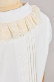 Pretzel White Cloud Dress - Designed by Ingrid Lewis - Strawberries & Cream