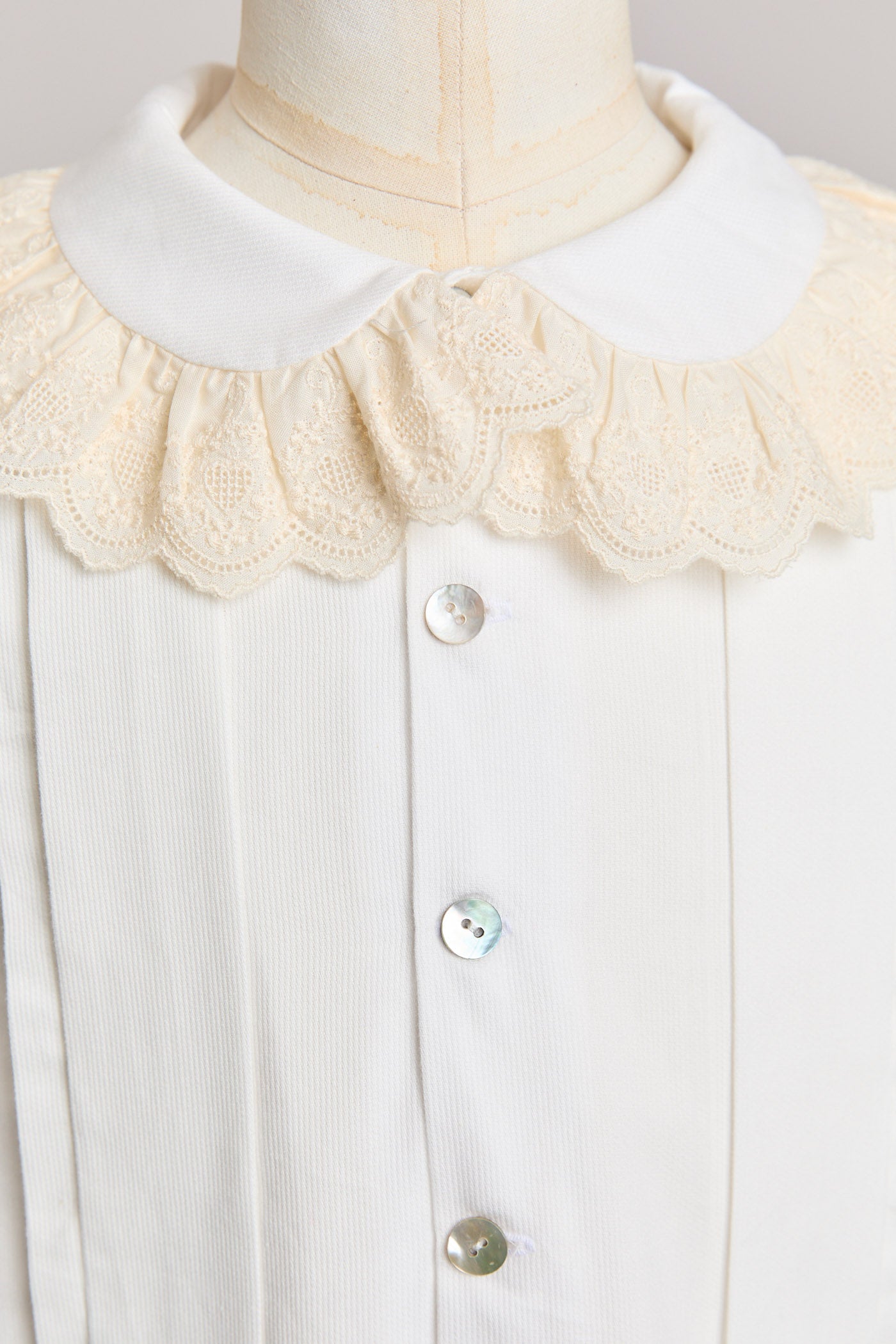 Pretzel White Cloud Dress - Designed by Ingrid Lewis - Strawberries & Cream