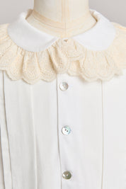 Pretzel White Cloud Dress - Designed by Ingrid Lewis - Strawberries & Cream