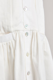 Pretzel White Cloud Dress - Designed by Ingrid Lewis - Strawberries & Cream