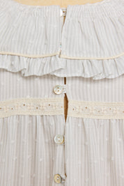 Raspberry Dress in Sweet Clouds - Designed by Ingrid Lewis - Strawberries & Cream