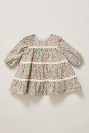 Baby Alba Dress Blue The Smallest Floral Liberty Print
