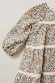 Baby Alba Dress Blue The Smallest Floral Liberty Print