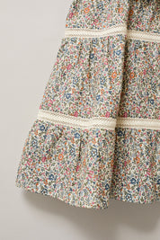Baby Alba Dress Blue The Smallest Floral Liberty Print