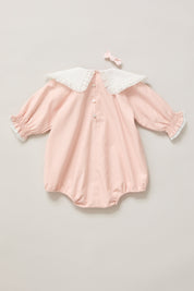 Baby Ginger Romper In Blush Pink