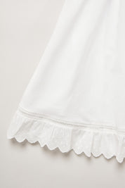 Baby Milk Dress Soft White Jacquard