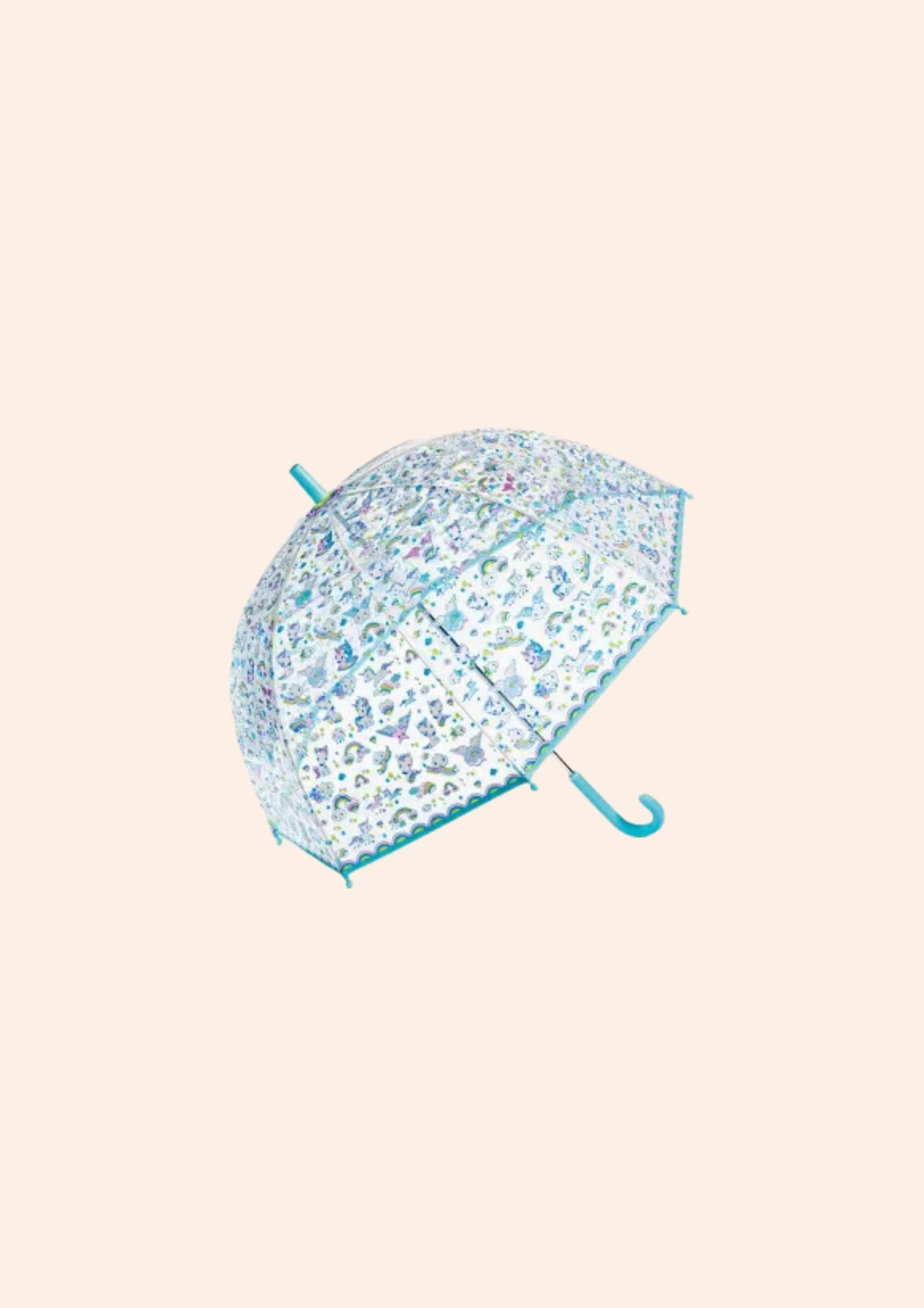 Djeco - Medium Umbrella - Licornes