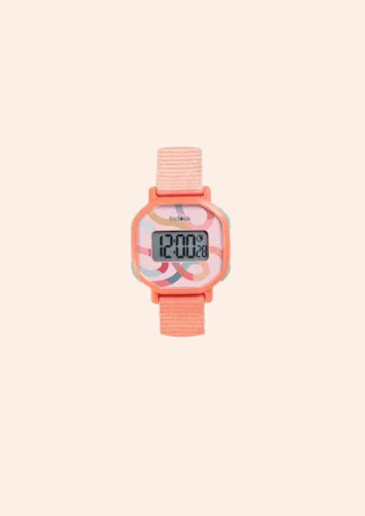 Djeco - Ticlock Digital Watch - Pastel Volute