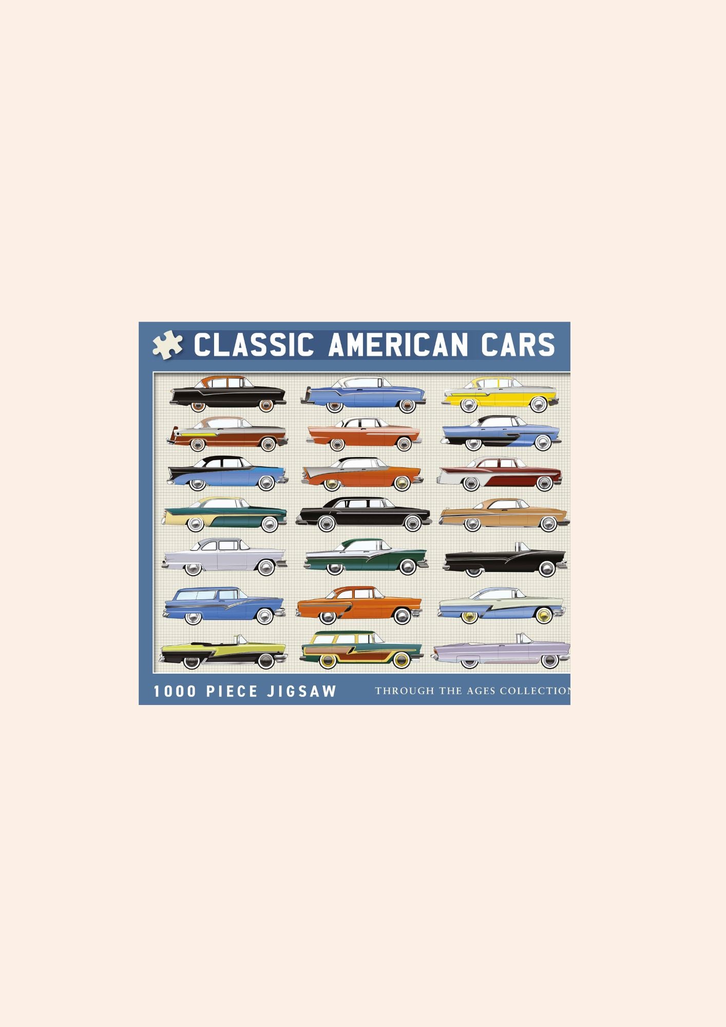 The Coach House - Classic American Cars (1000 Pieces Jigsaw)