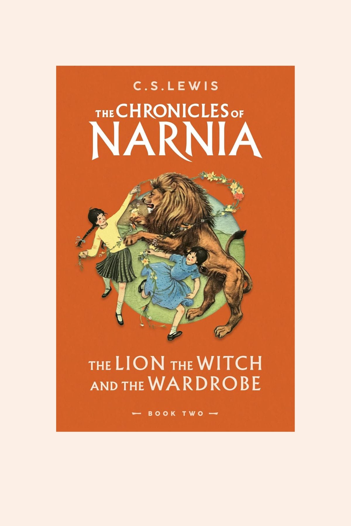 The Chronicles of Narnia - Strawberries & Cream - Ingrid Lewis - Designer  
Book cover of 'The Lion, the Witch and the Wardrobe' from 'The Chronicles of Narnia' series by C.S. Lewis.
