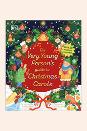 The Very Young Person's Guide to Christmas & Carols - Strawberries & Cream - Ingrid Lewis - Designer 
Book cover of 'The Very Young Person's Guide to Christmas Carols' with festive design and DK logo.