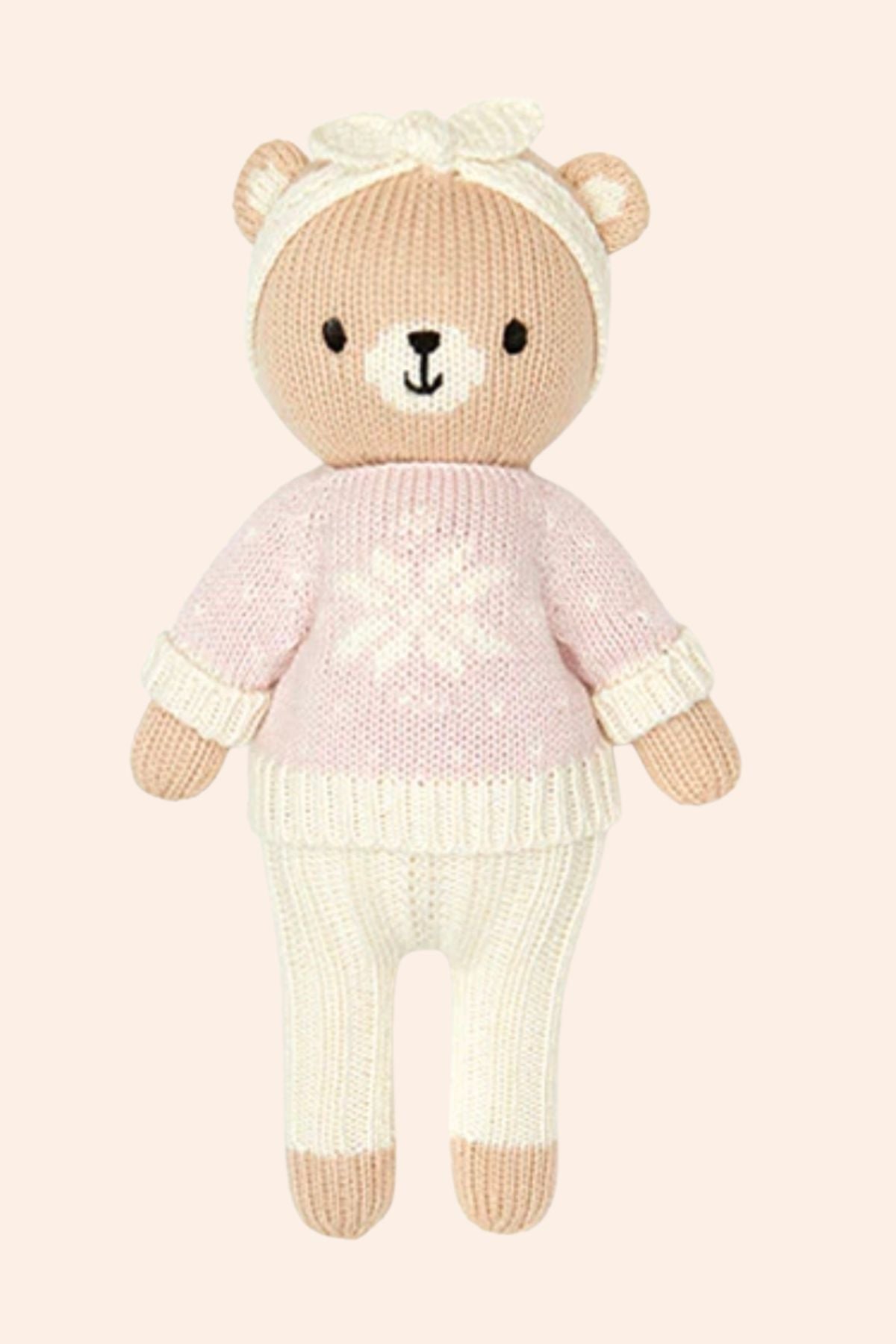 Tun Tun - Holiday Bear - Natural & Rose - Strawberries & Cream