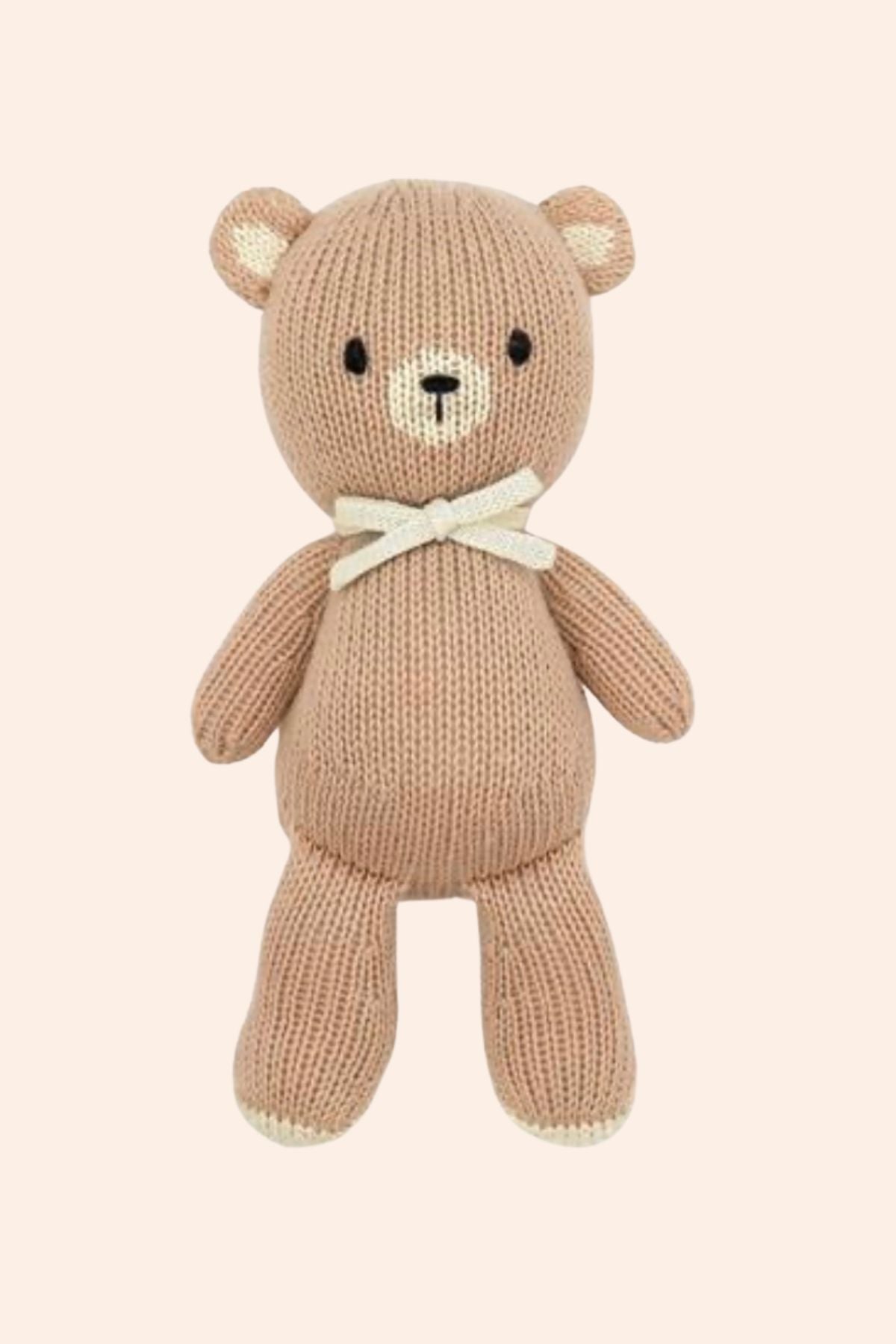 Tun Tun - The Baby Bear - Beige & Natural - Strawberries & Cream