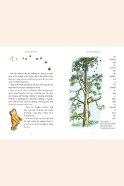 Winnie - the - Pooh - Classics 100th Anniversary - Strawberries & Cream - Ingrid Lewis - Designer
Illustrated book page with a tree, bees