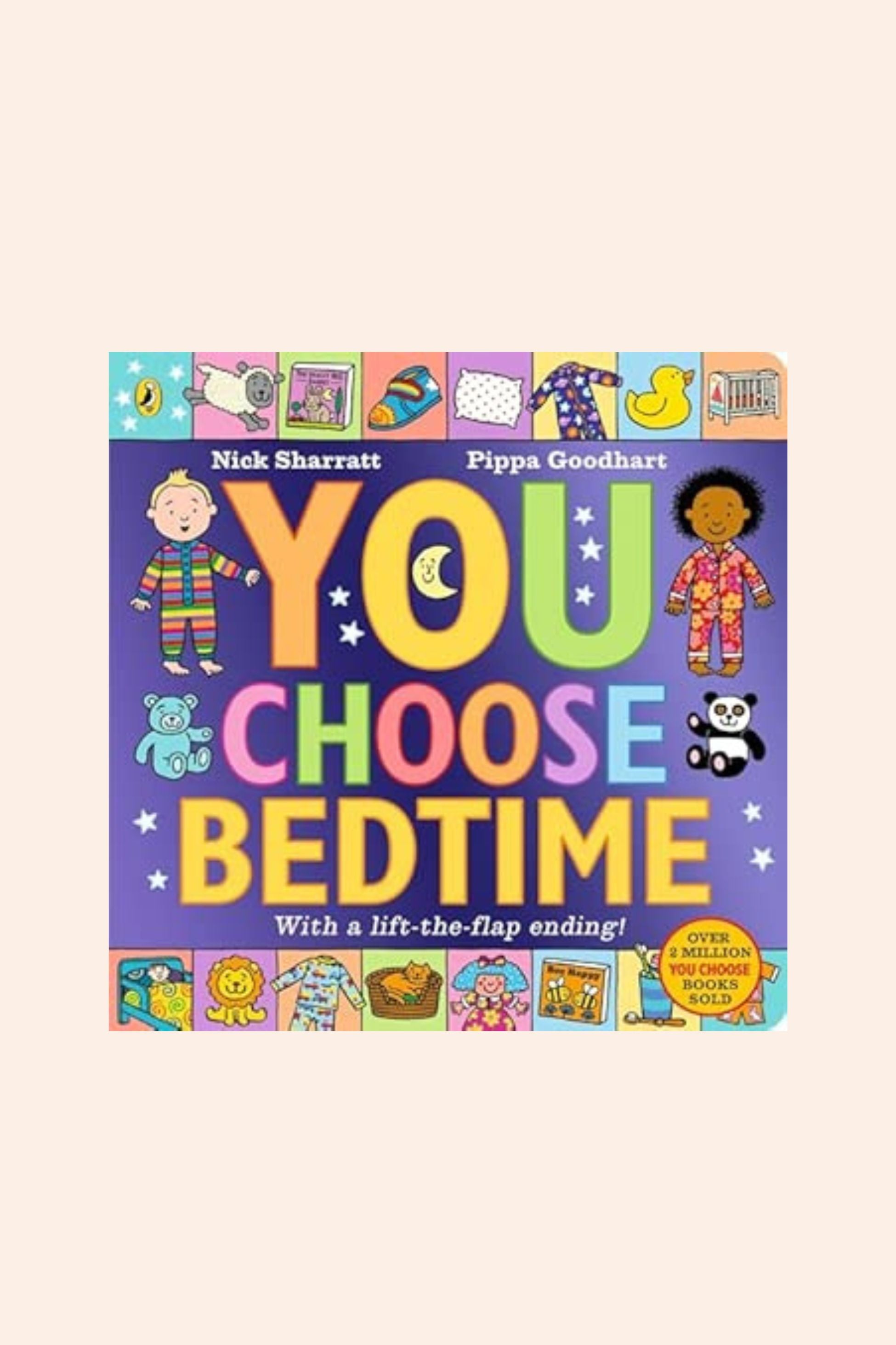You Choose Bedtime - Strawberries & Cream - Ingrid Lewis - Designer
Children's book titled 'You Choose Bedtime' with colourful illustrations