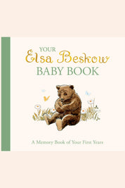 Your Elsa Beskow Baby Book - A Memory Book of Your First Years - Strawberries & Cream - Ingrid Lewis - Designer
Book cover of 'Your Elsa Beskow Baby Book' with a bear illustration.