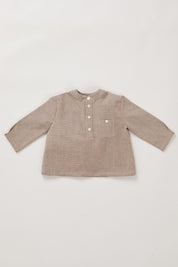 Apple Shirt Brown Check