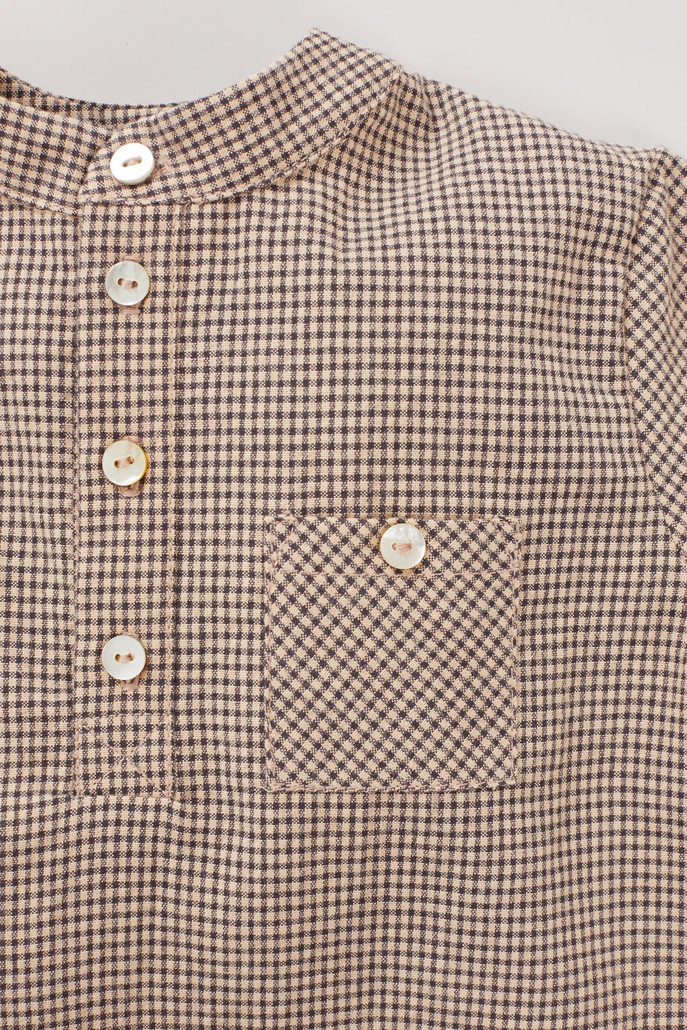 Apple Shirt Brown Check