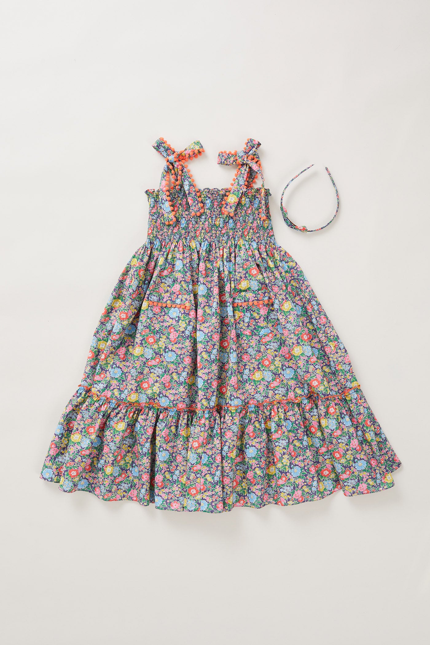 Bee Dress In Dream Bouquet Liberty Print