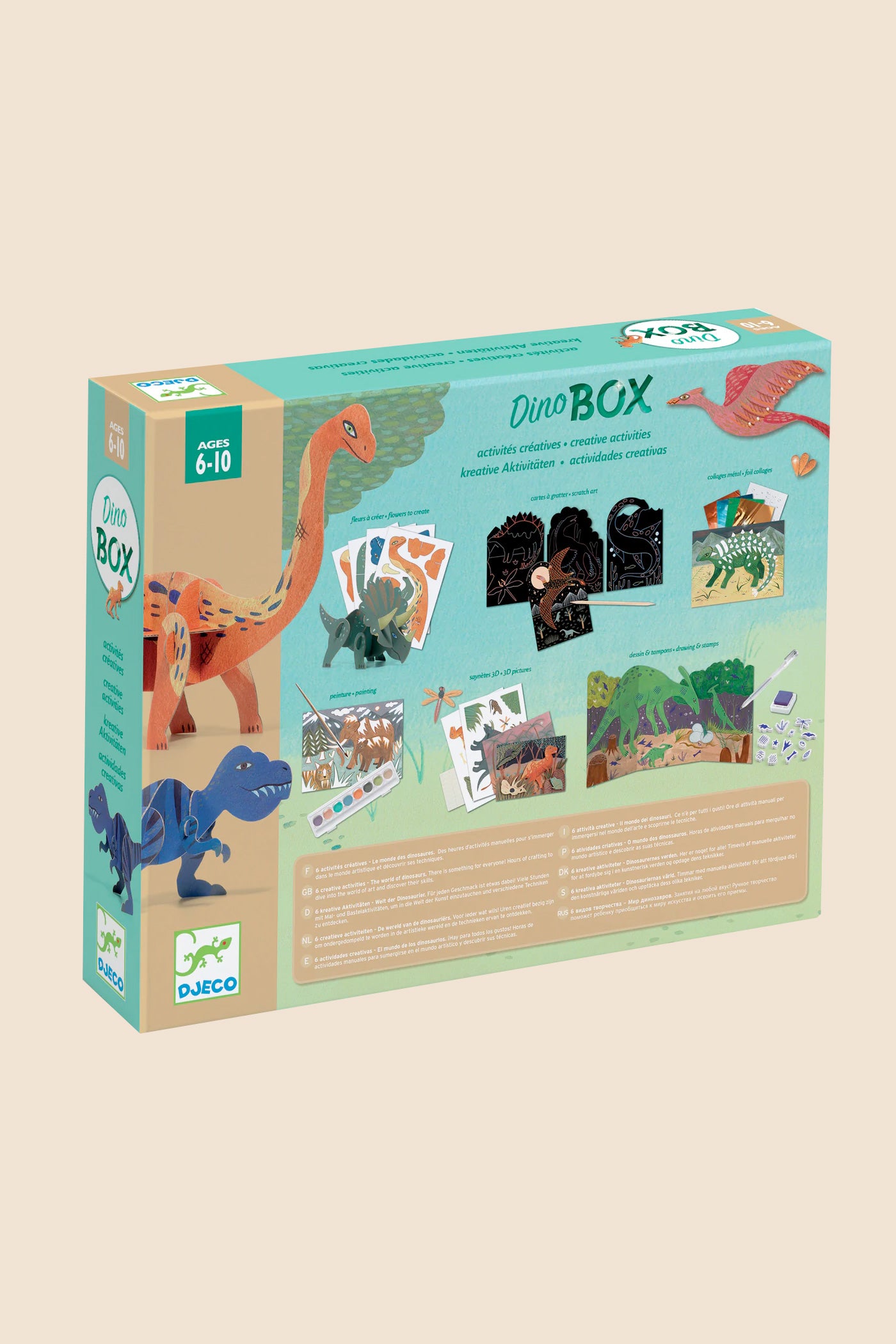 Djeco - Dino Box - Creative Activities - Strawberries & Cream - Ingrid Lewis - DesignerDino Box - Creative Activities