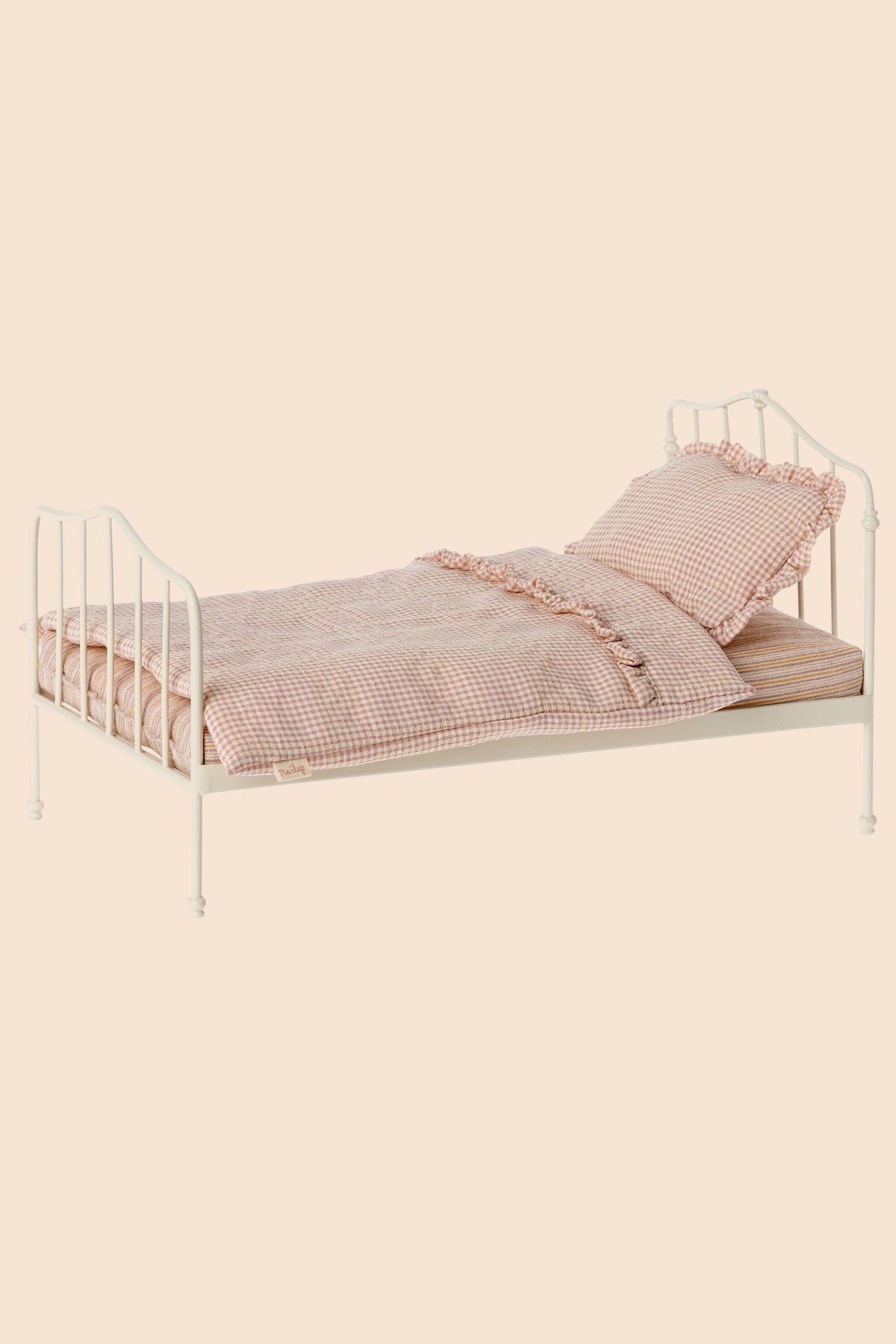 Maileg - Miniature - Bed - Purple - Strawberries & Cream